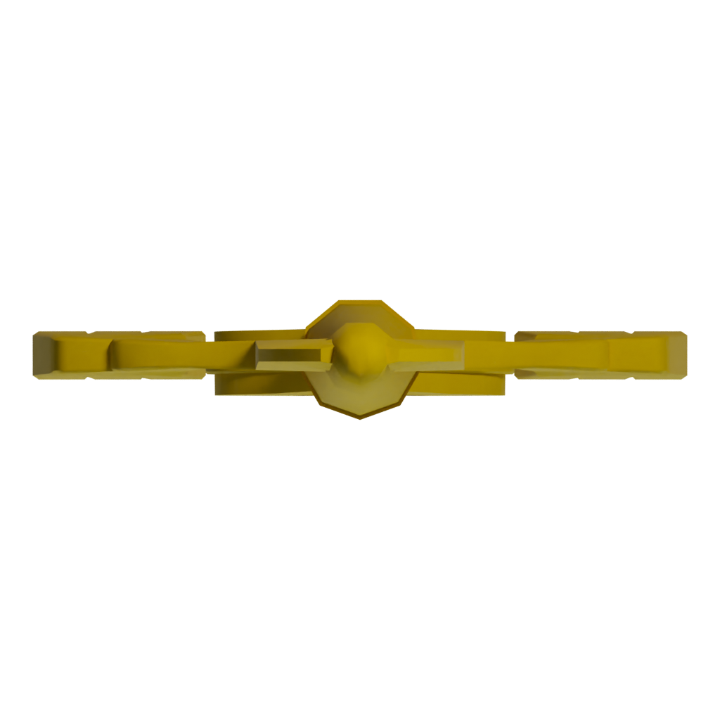 Bottom view of the Condor Sword To Print 3D model