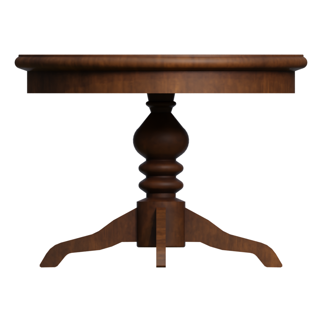 Front view of the Table 3D model