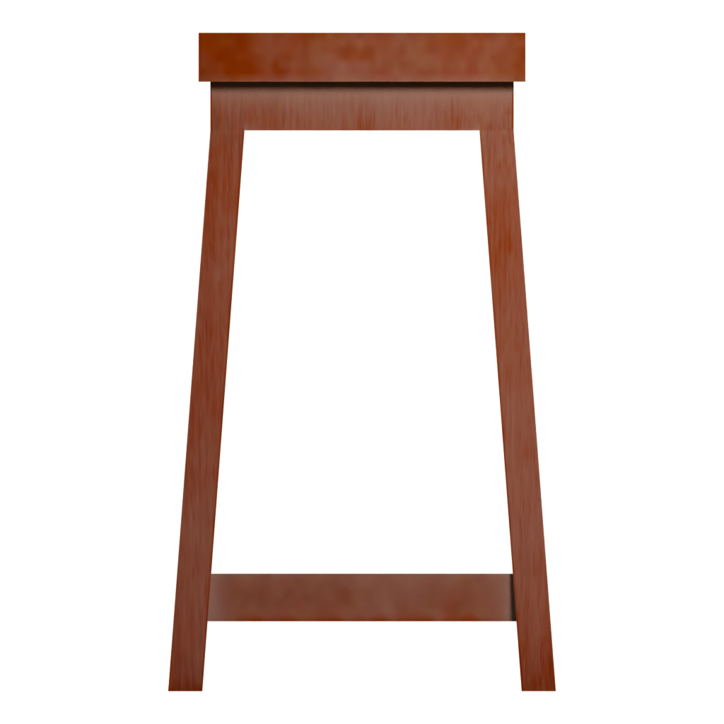 Left view of the Chair 3D model