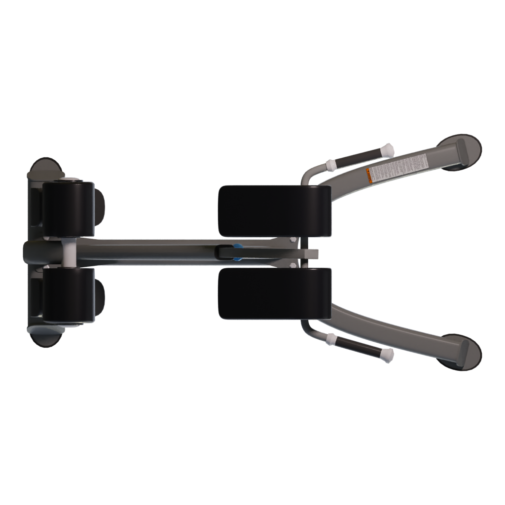 Top view of the Roman Chair Gym Equipment 3D model