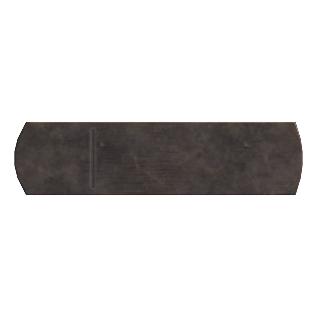 Bottom view of the Hand Plane No 4 3D model
