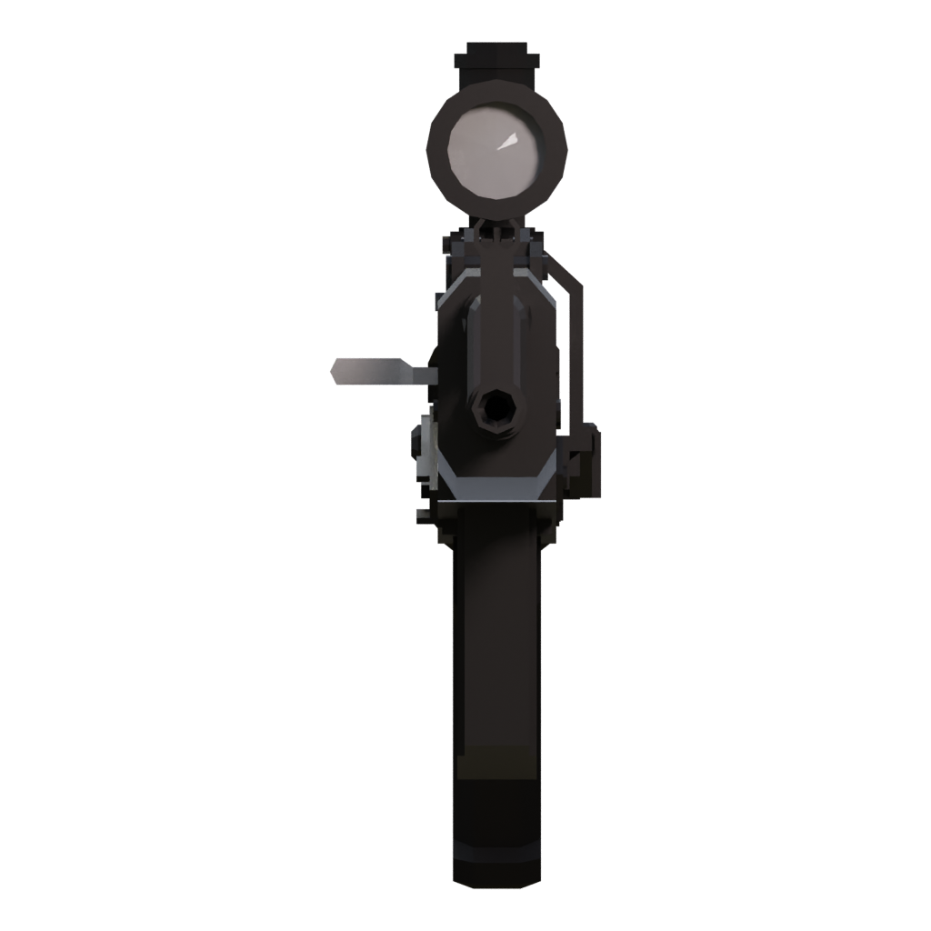 Right view of the Sniper Long 3D model