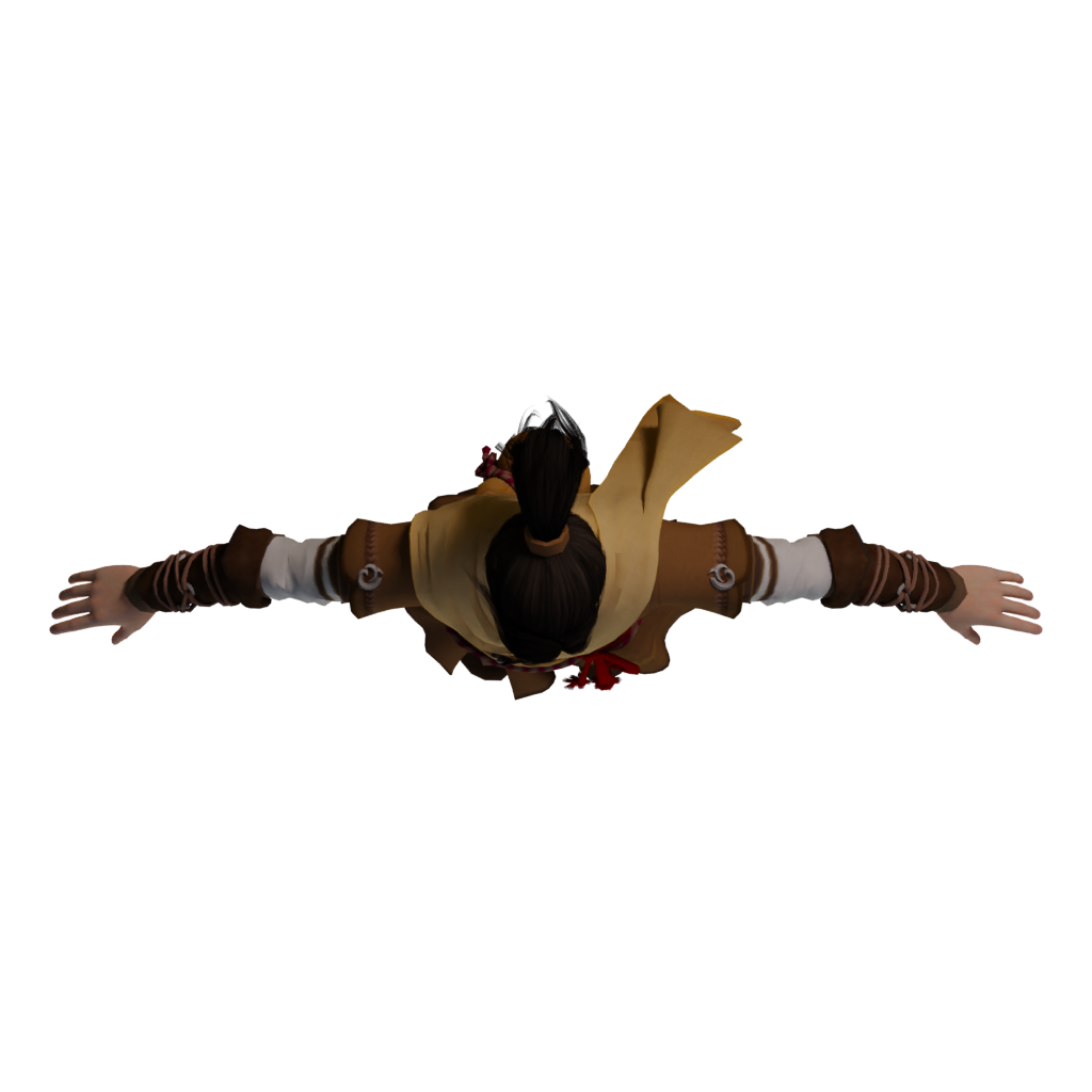 Top view of the Moonlight Blade Online Fashion Tyhgnan 3D model