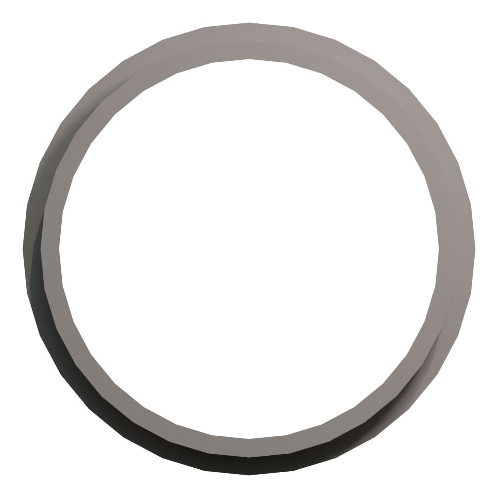 Front view of the Ring 2 3D model