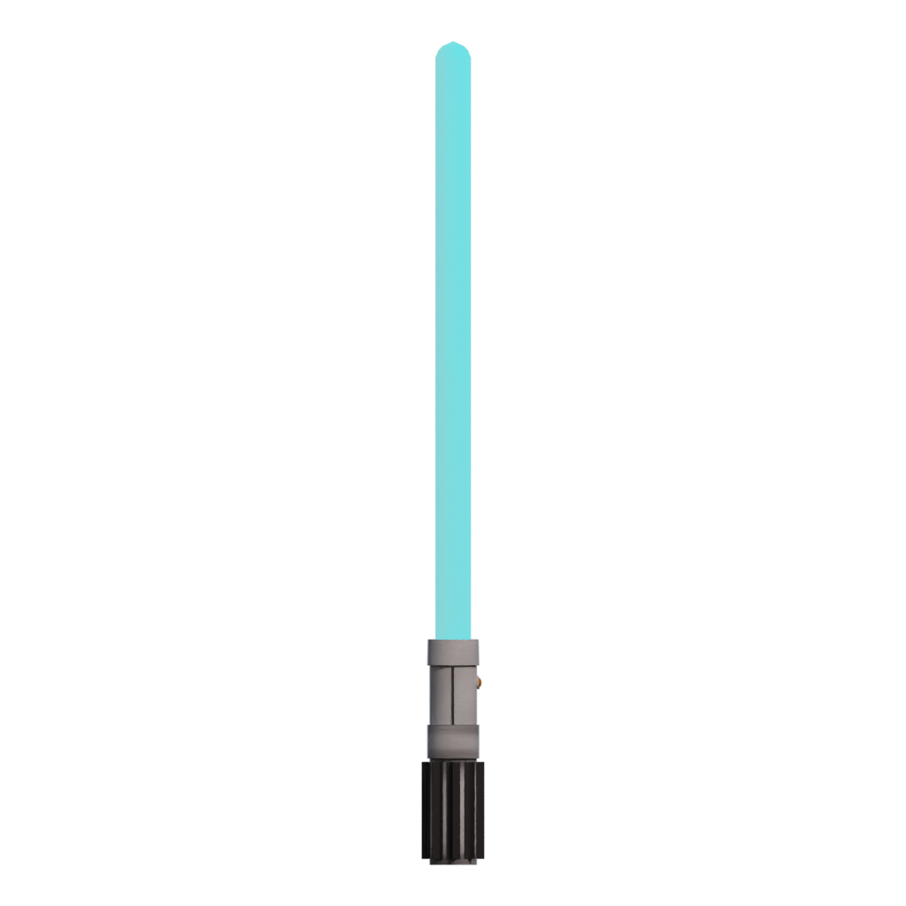 Right view of the Anakins Lightsaber 3D model