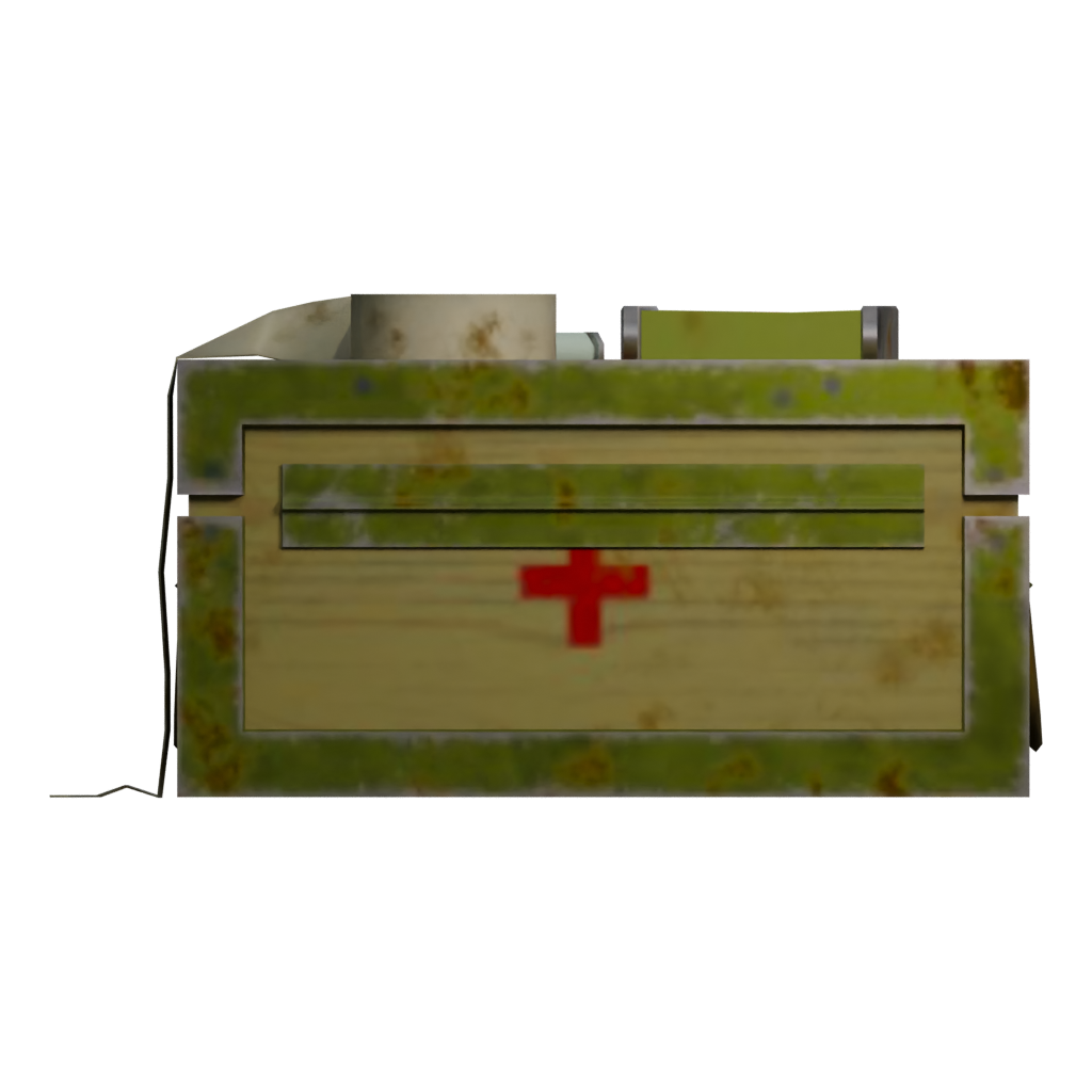 Back view of the Medkit 3D model
