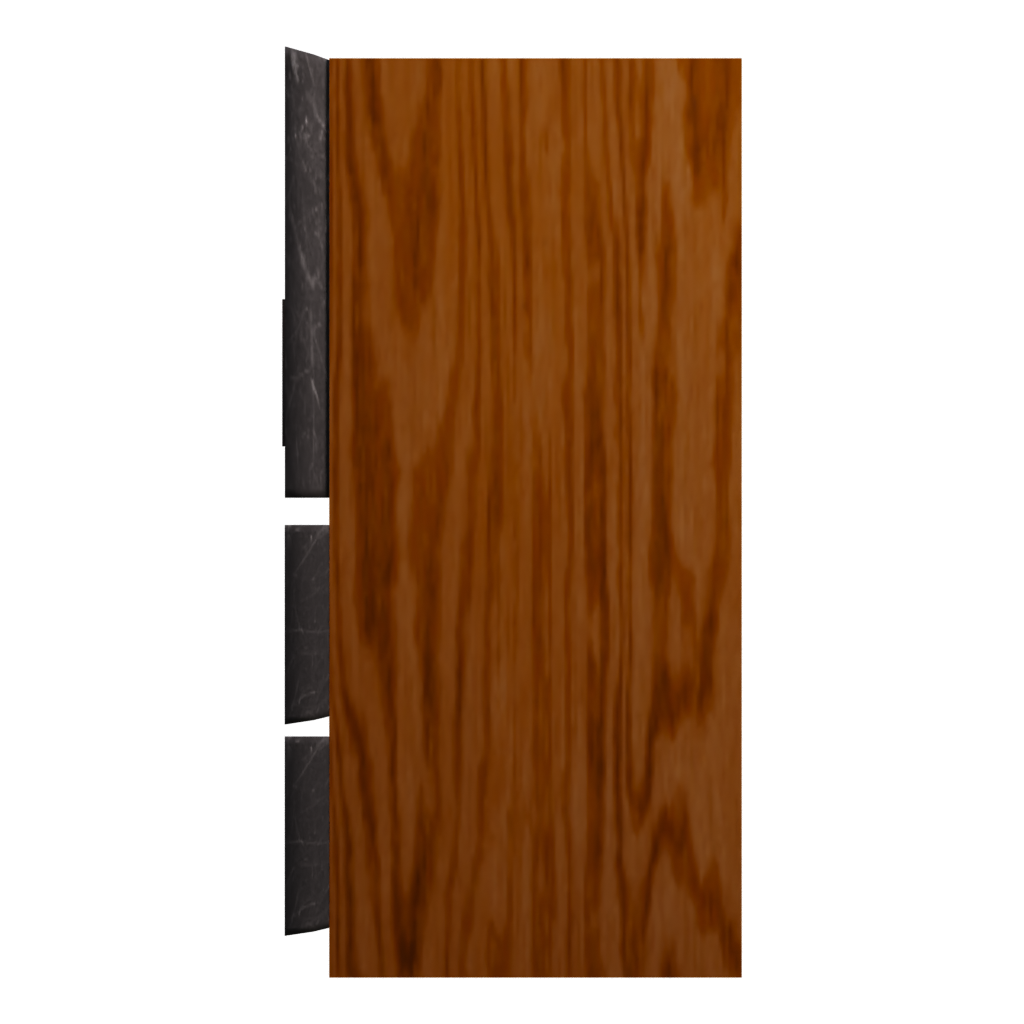 Left view of the Fridge 3D model