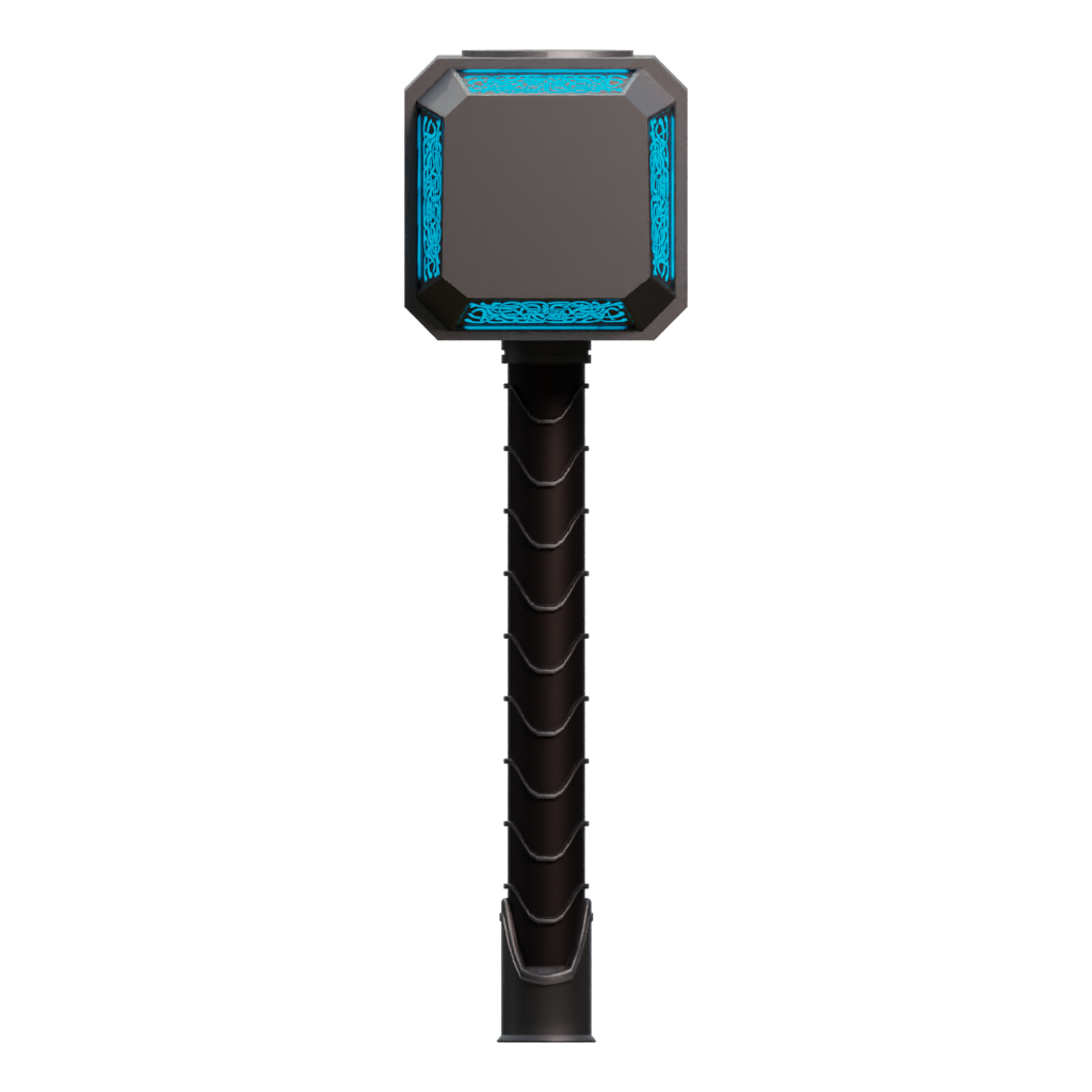 Right view of the Mjolnir 3D model