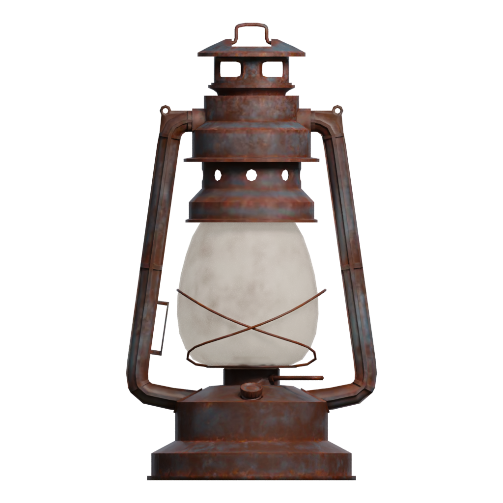 Front view of the Lantern 3D model