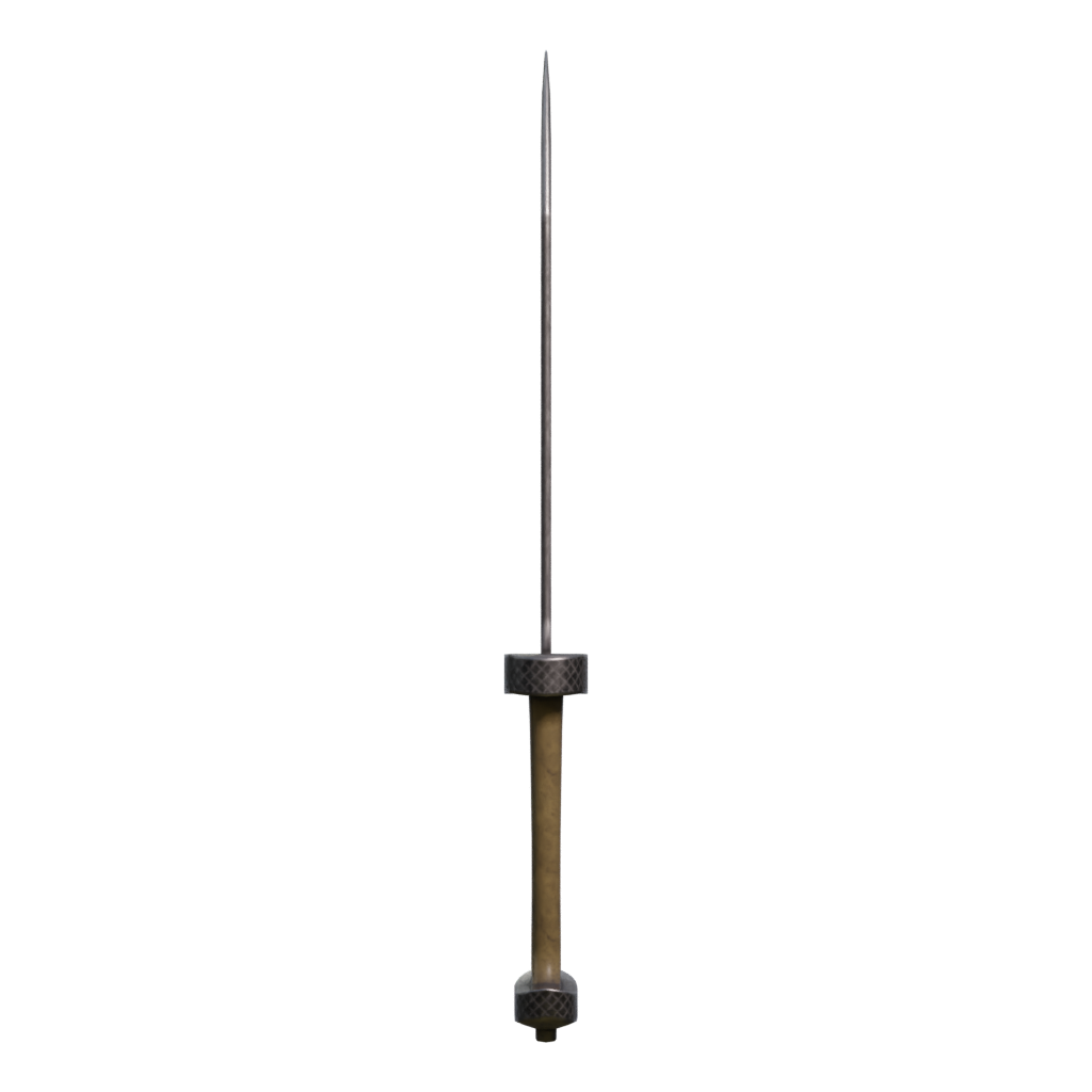 Left view of the Bone Knife 3D model