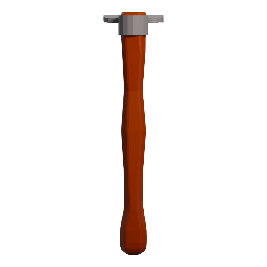 Right view of the Climbing Axe 3D model