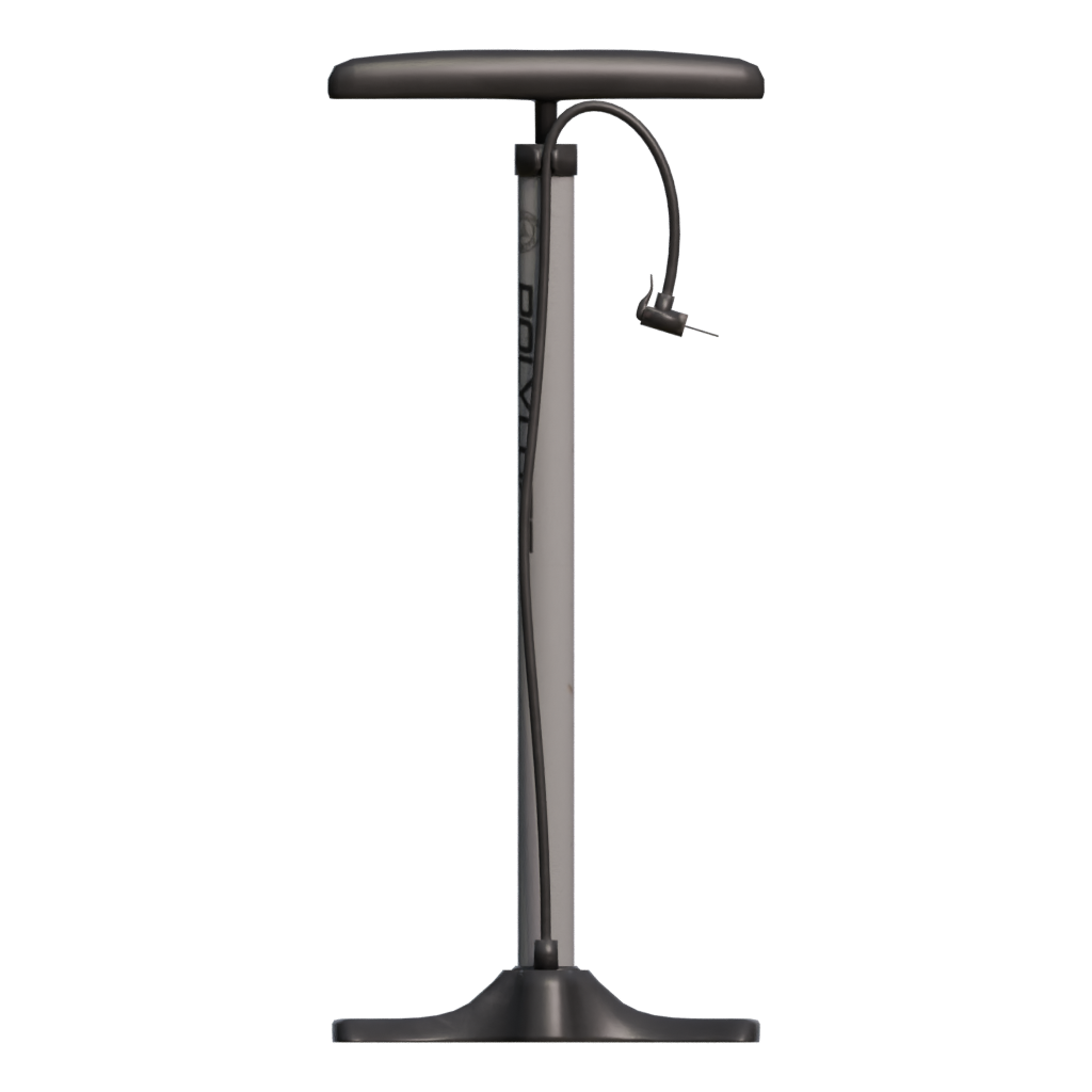 Front view of the Tire Pump 3D model