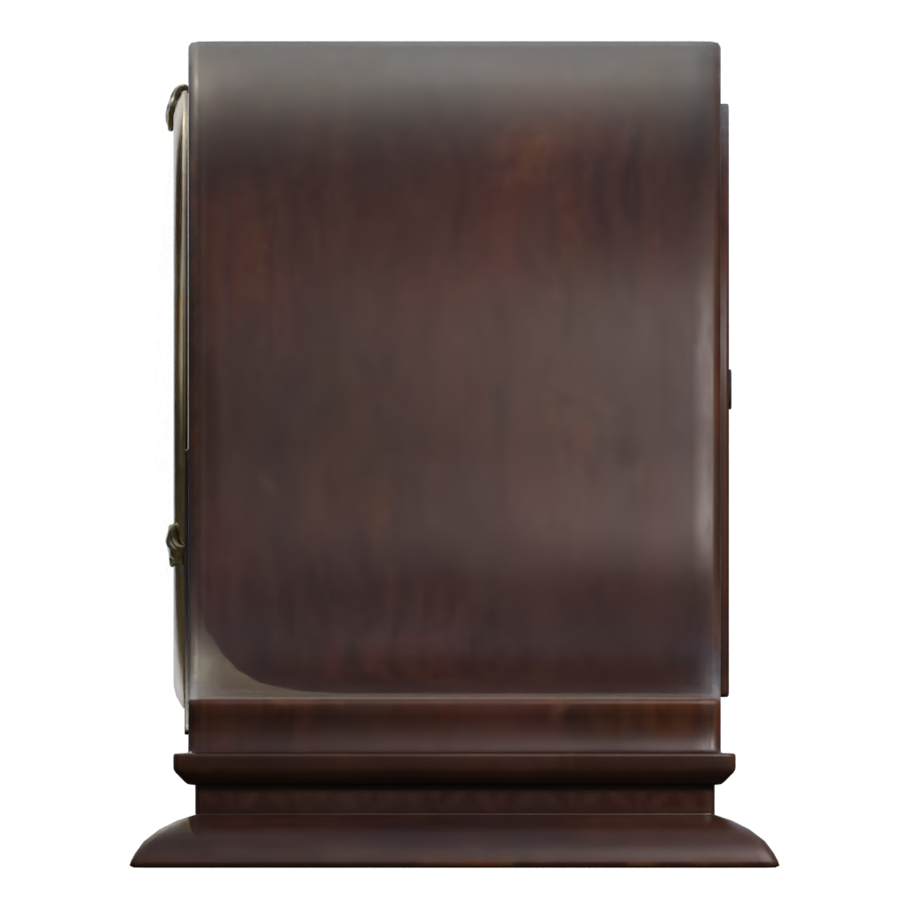 Left view of the Mantel Clock 3D model