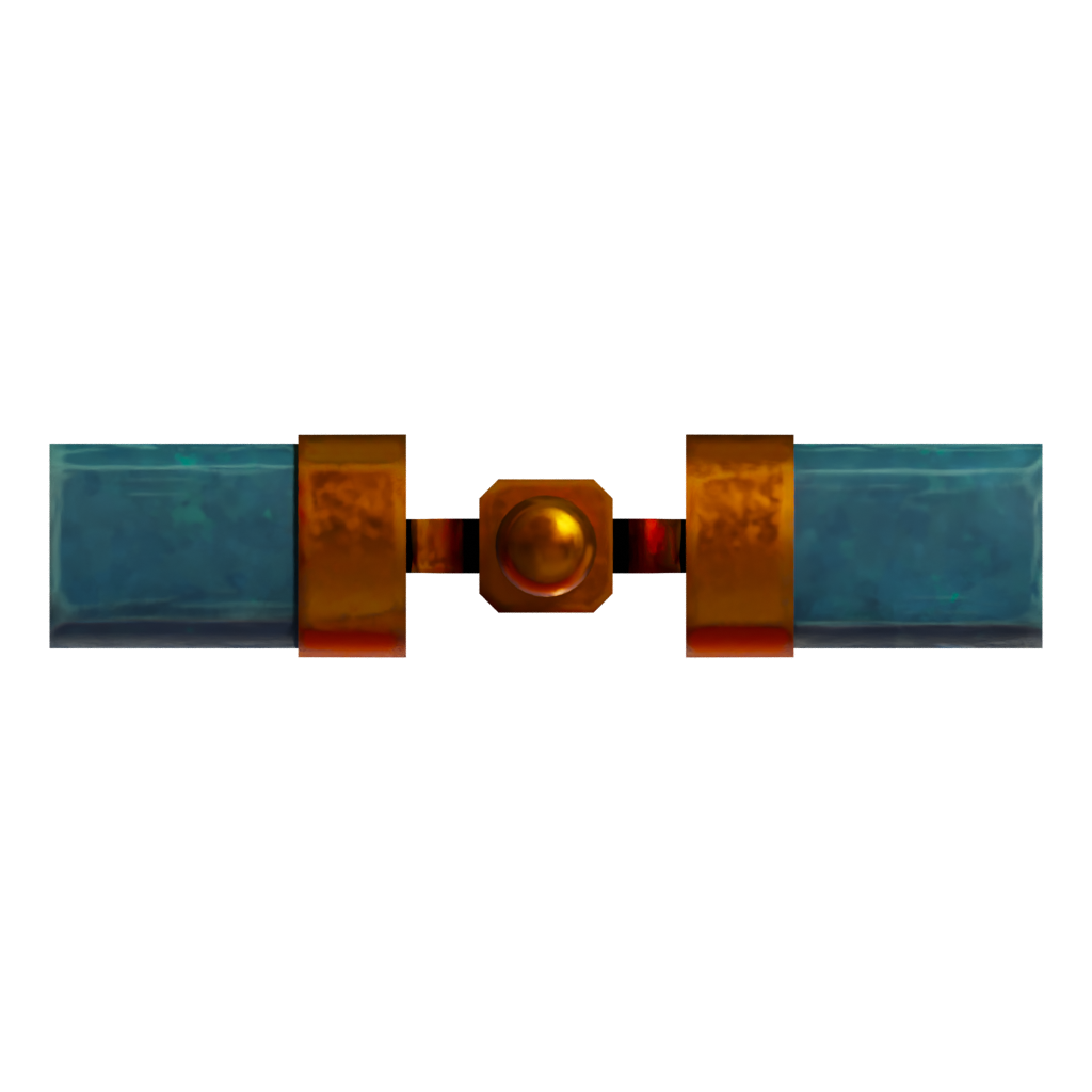 Bottom view of the Stylized Low Poly Axe Free Low Poly 3D model