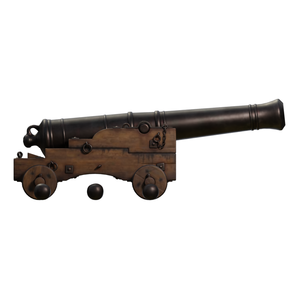 Right view of the Cannon 3D model