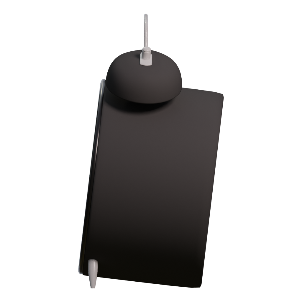 Left view of the Clock 3D model