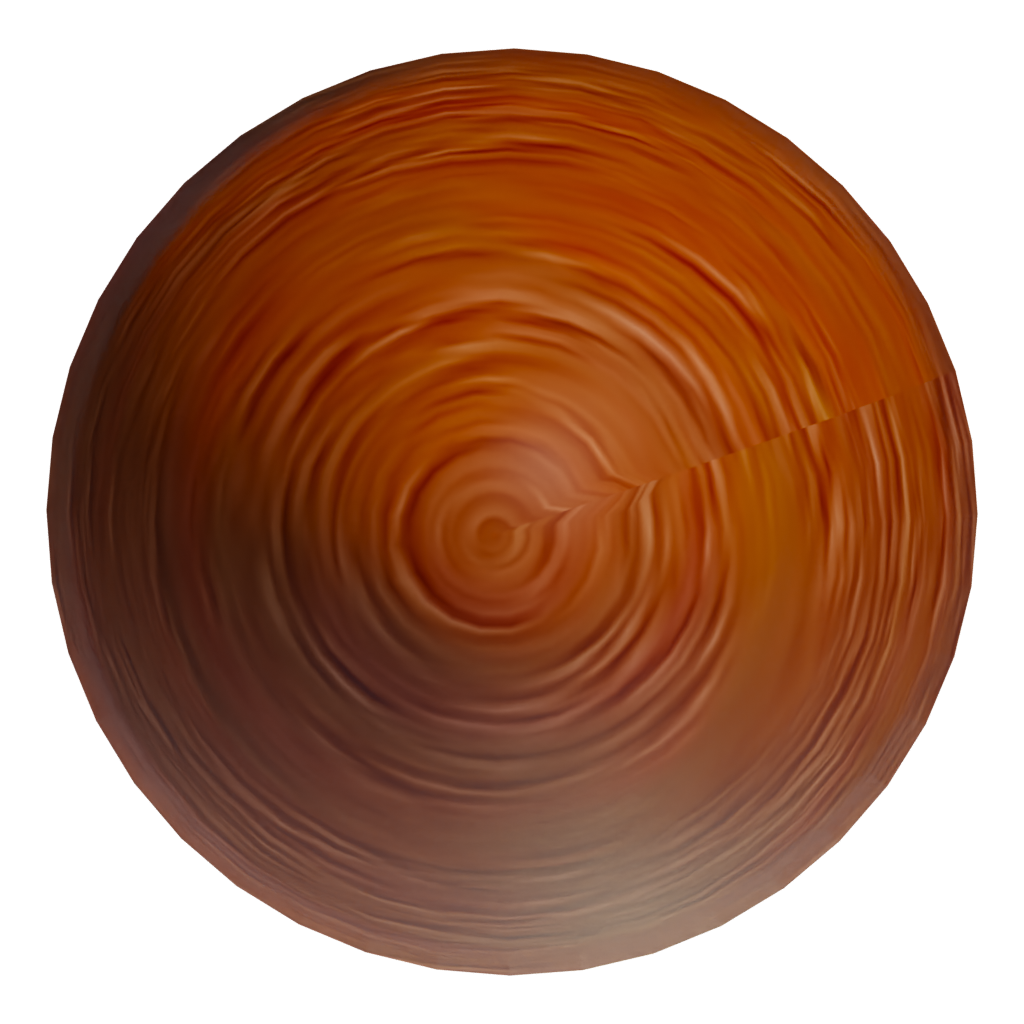 Top view of the Mushroom 00016 3D model