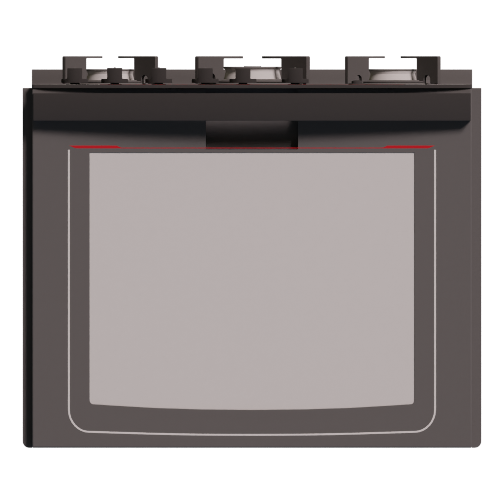Bottom view of the Cooktop 05 3D model