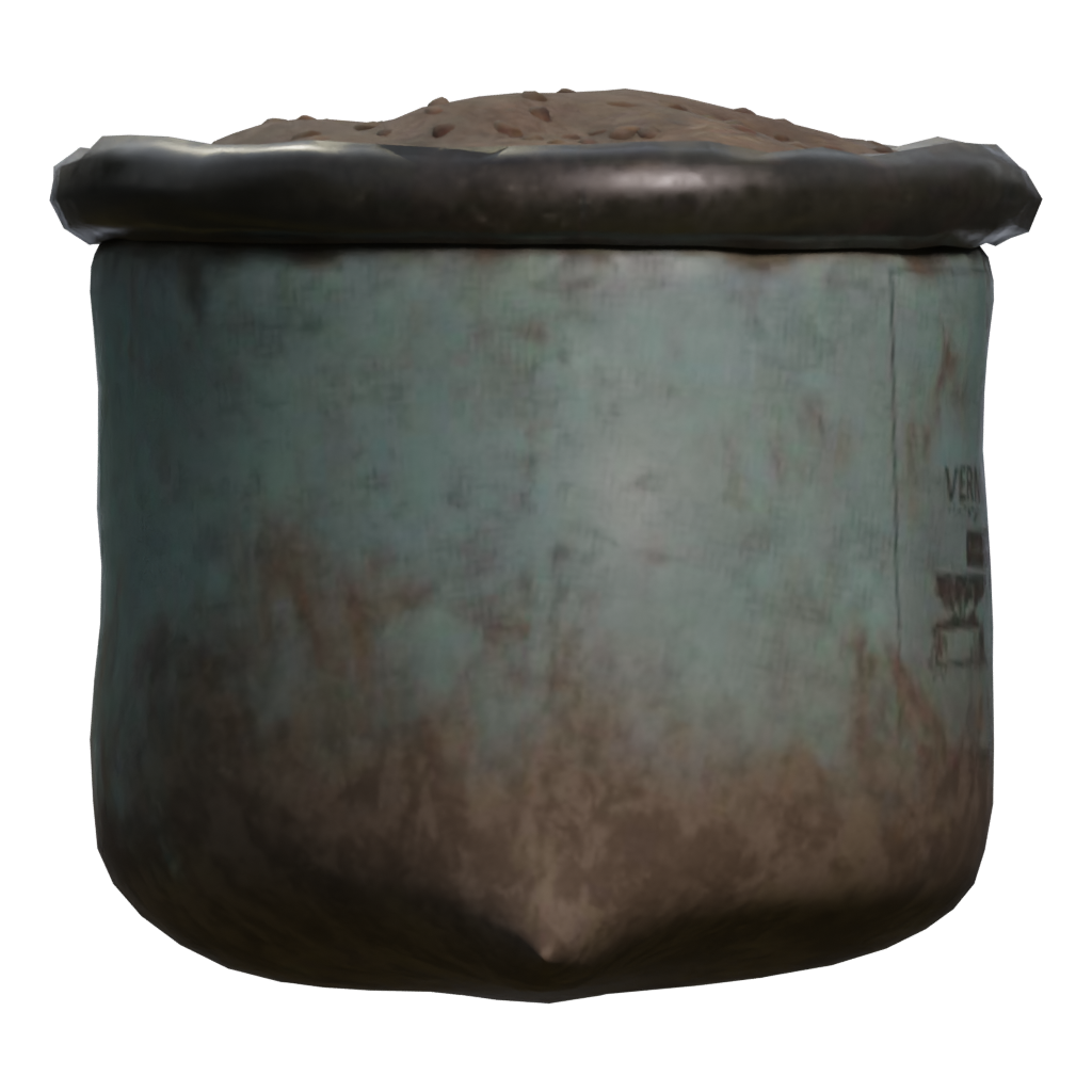 Right view of the Compost Bag 3D model