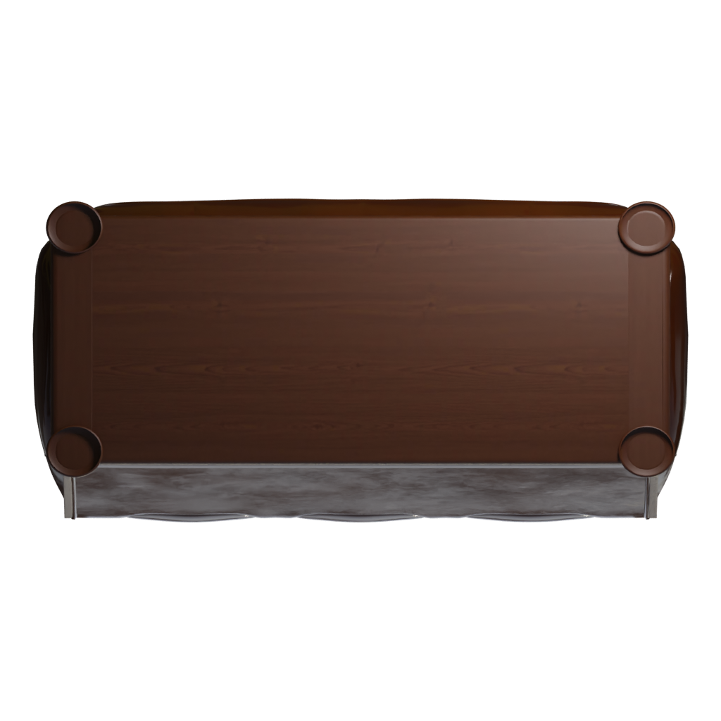 Bottom view of the Sofa 3 Seater 3D model