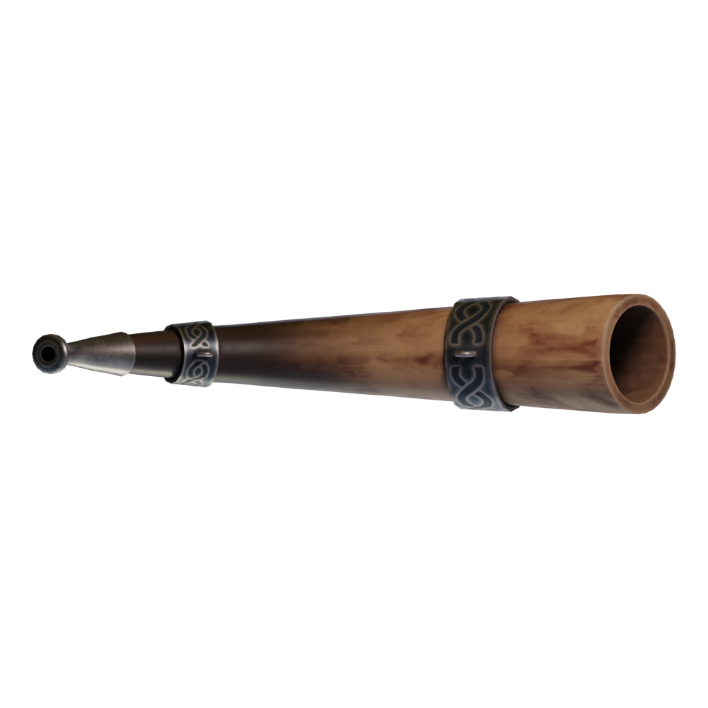 Top view of the War Horn 3D model
