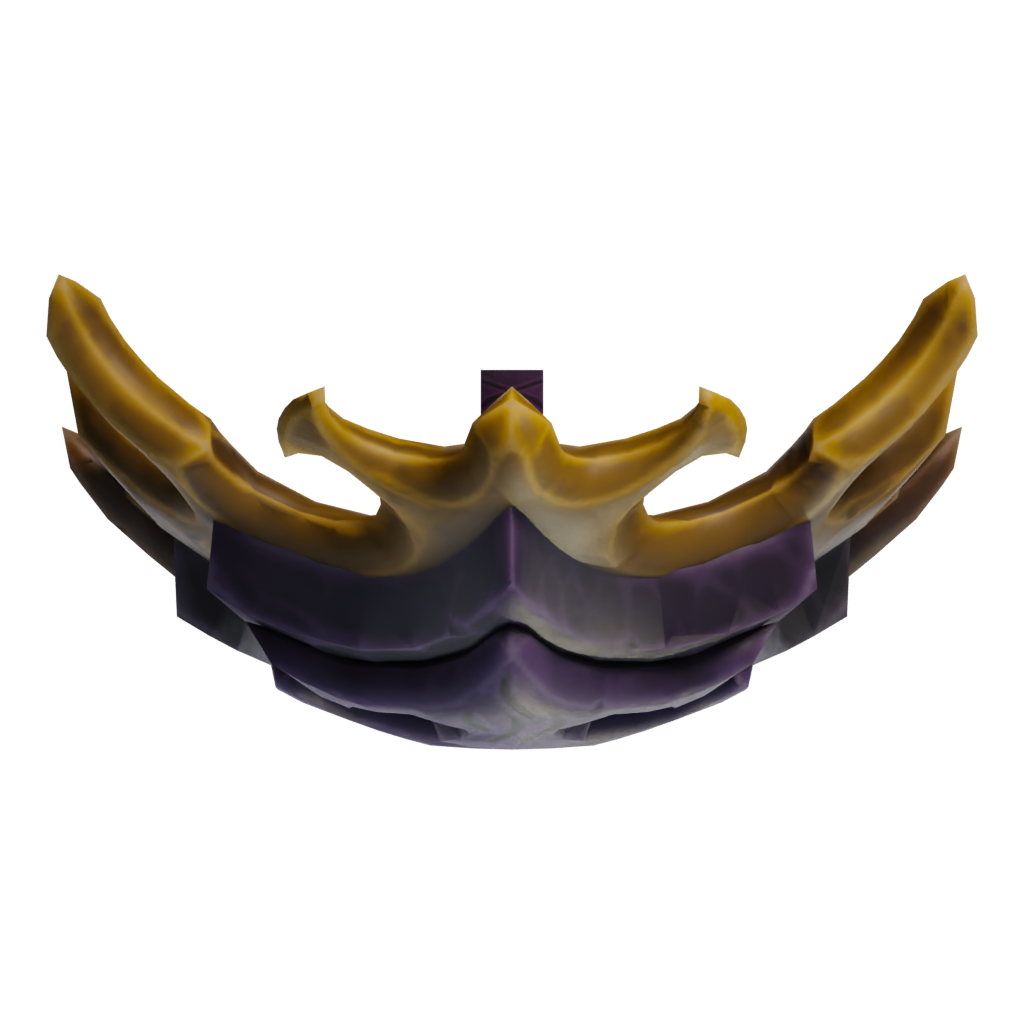 Top view of the Nightmare Sheild 3D model