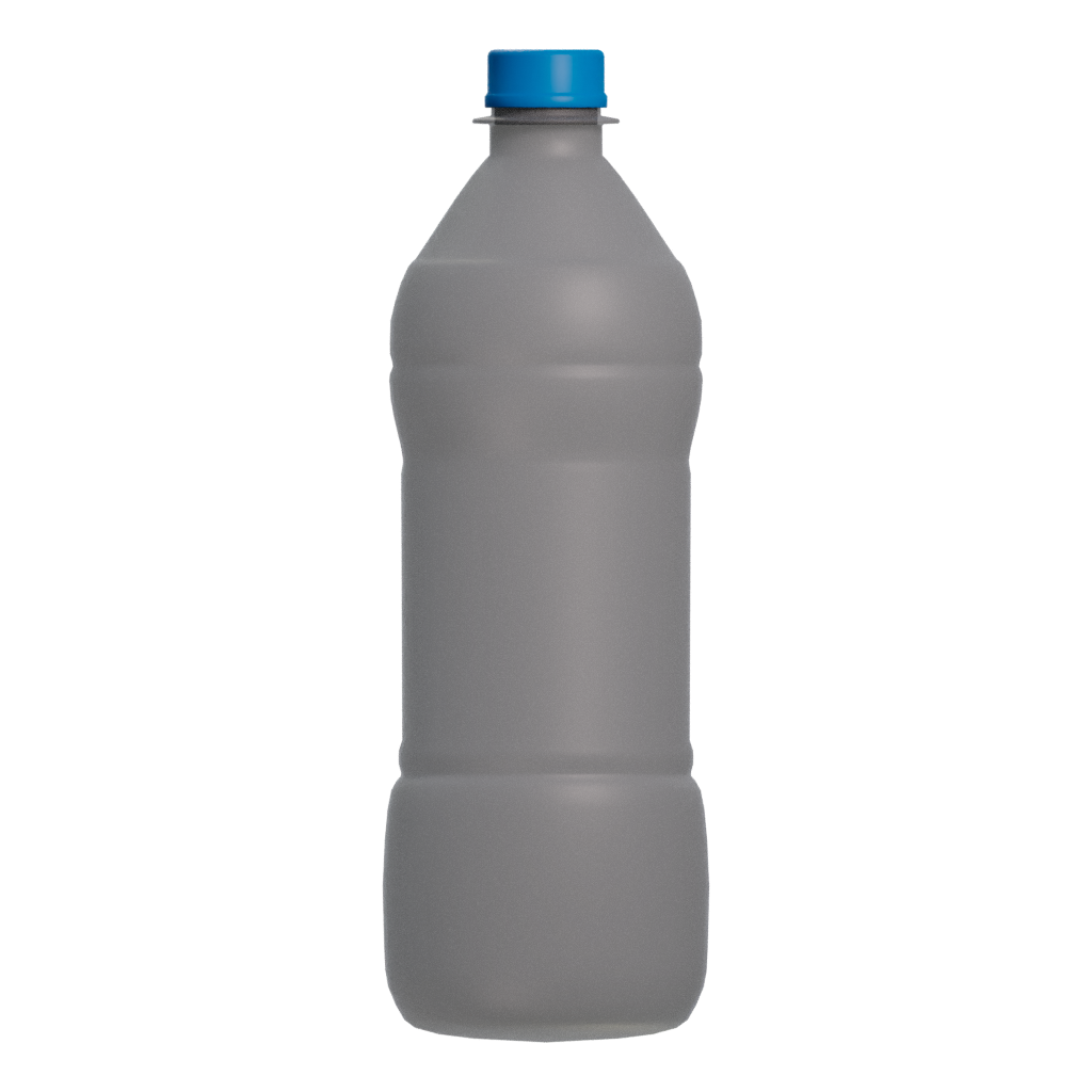 Left view of the Plastic Bottle 3D model
