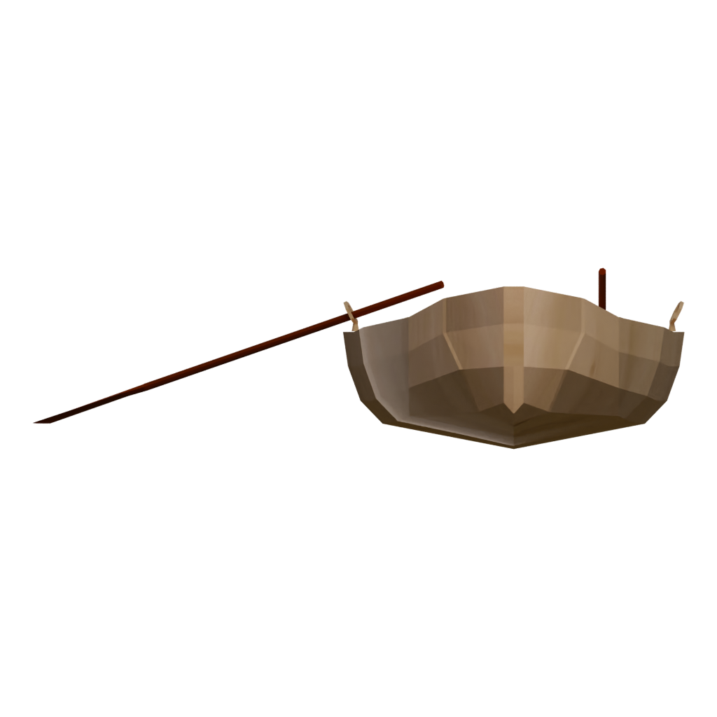 Front view of the Boats 3D model