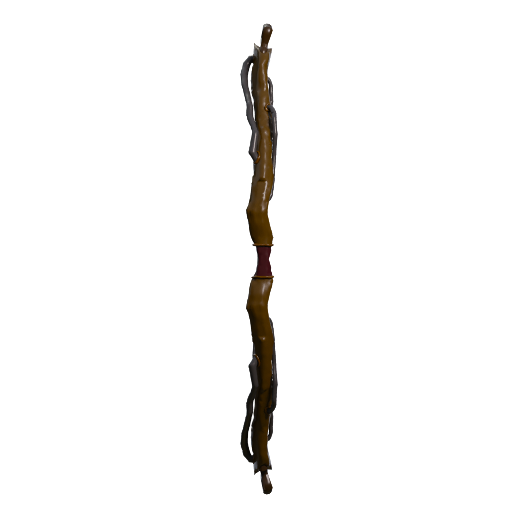 Left view of the Bow Archer 3D model