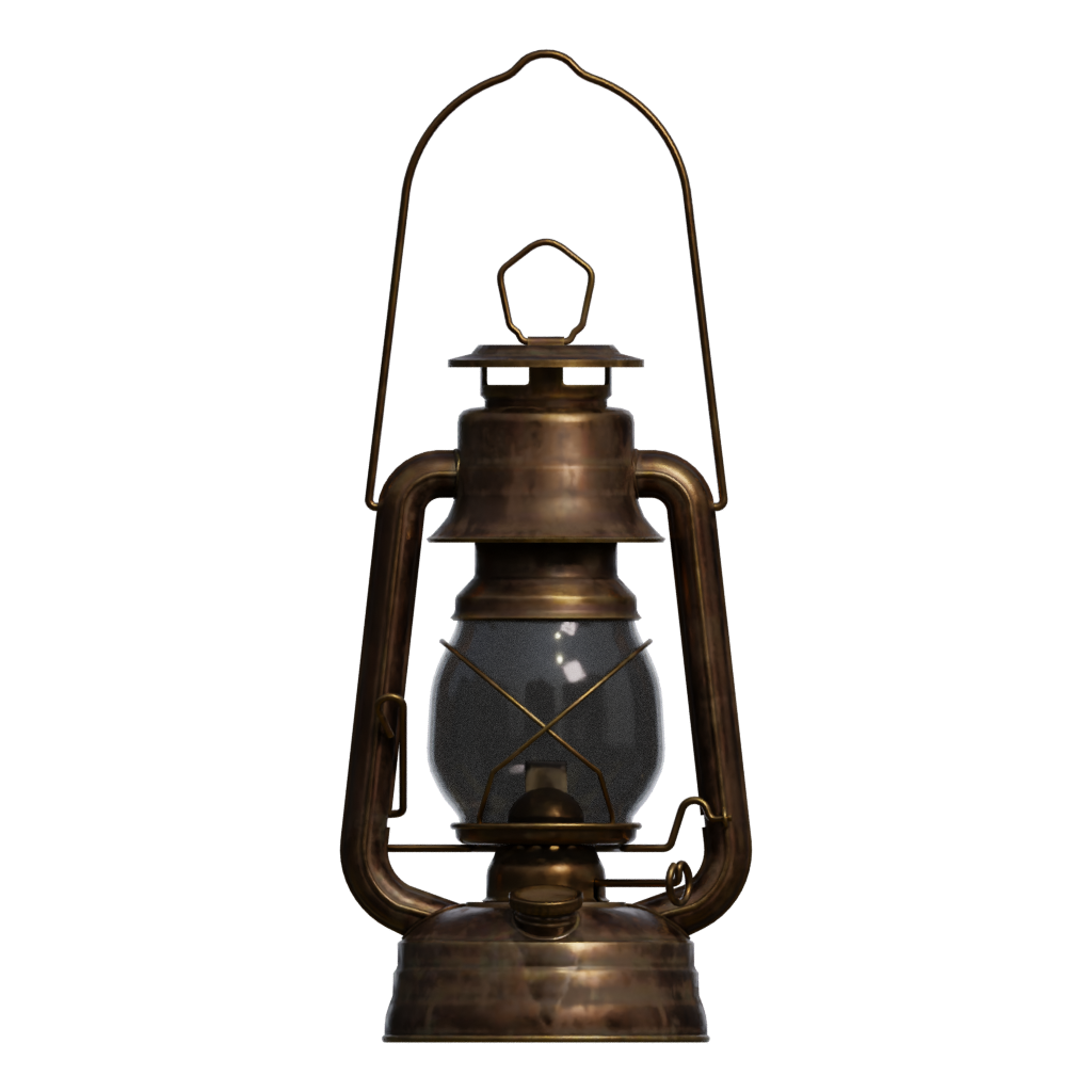 Front view of the Lantern 3D model