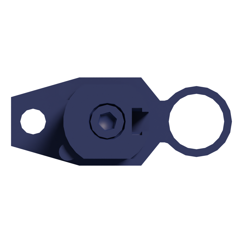 Top view of the Knife M9 3D model