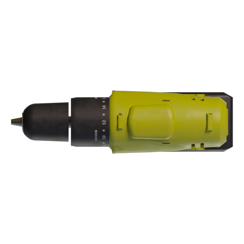Top view of the Drill 3D model