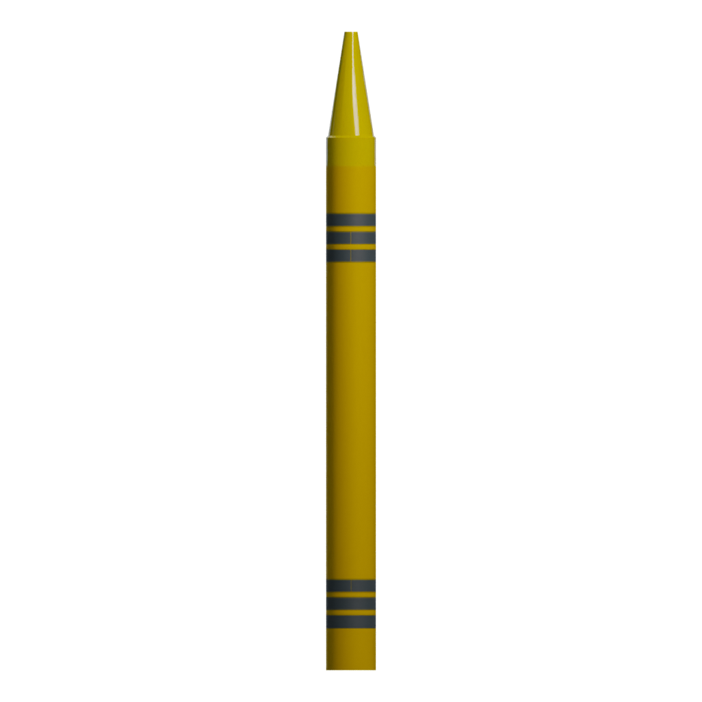Left view of the Crayons 3D model