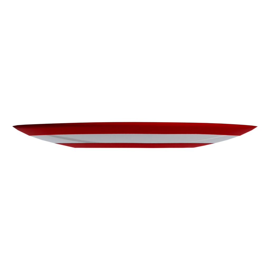 Top view of the Captain America Shield 3D model