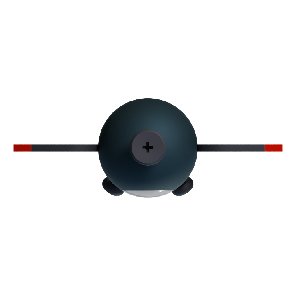 Top view of the Pokemon Mignamate 3D model