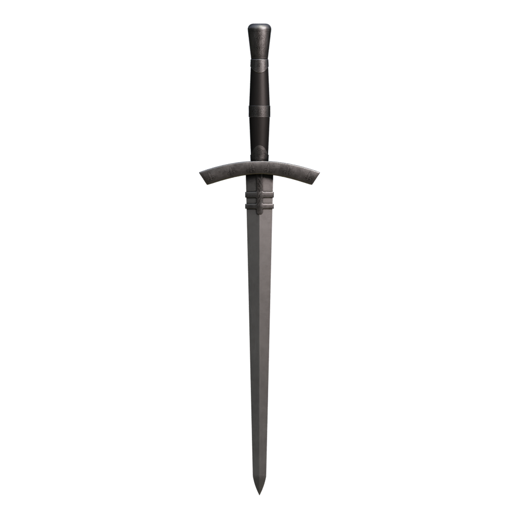 Back view of the Dagger 3D model
