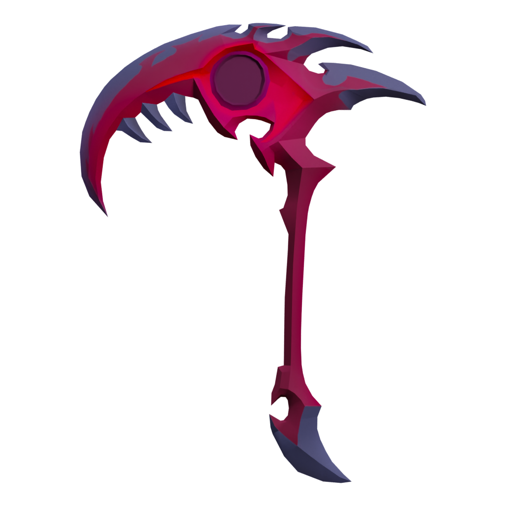 Back view of the New Kayn Darkin Lol League Of Legends 3D model