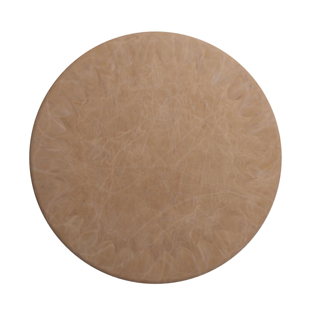 Top view of the Arena Table 3D model