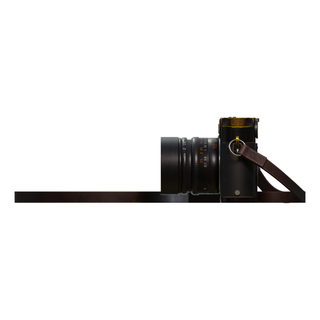 Left view of the Camera 3D model