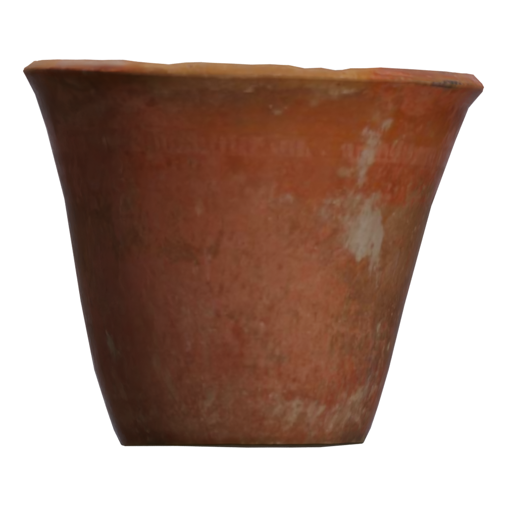 Right view of the Planter Pot Clay 3D model