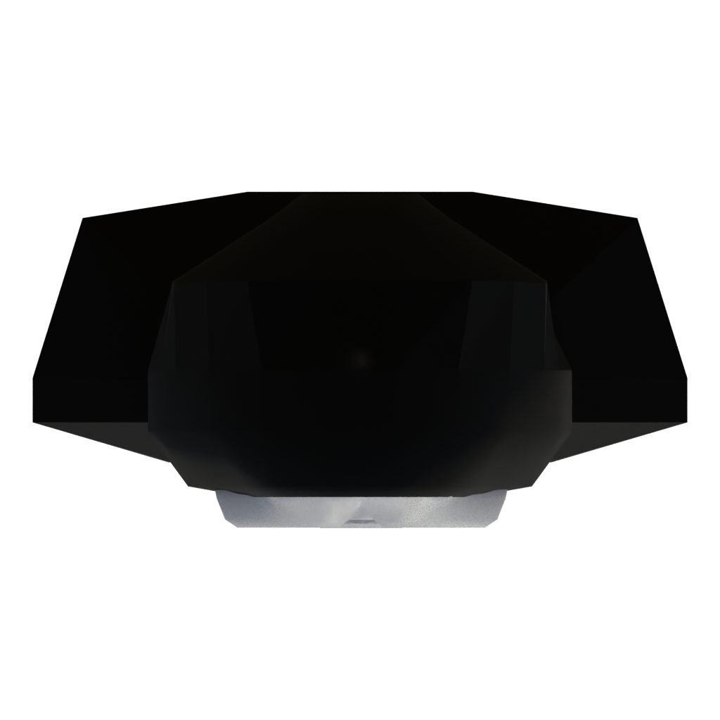 Top view of the Sream Charecter 3D model