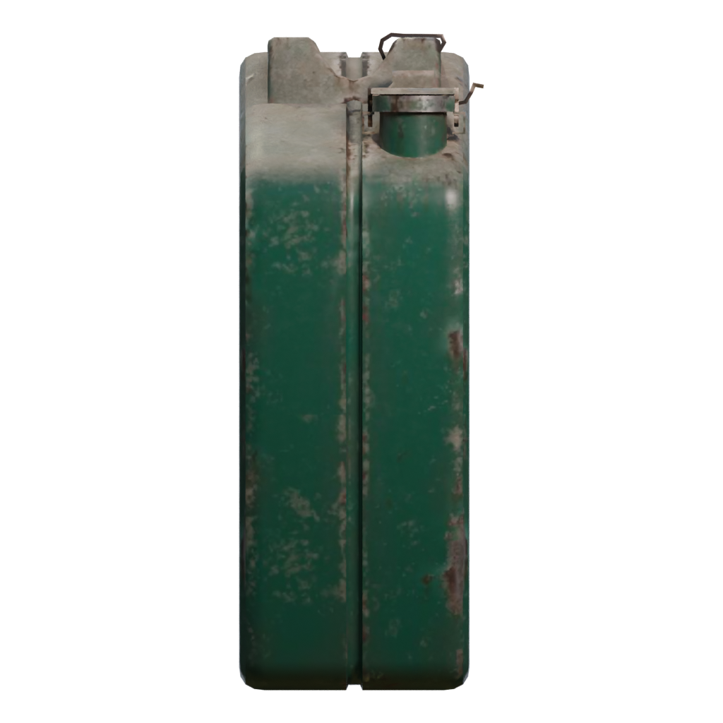 Right view of the Jerrycan Canister 3D model