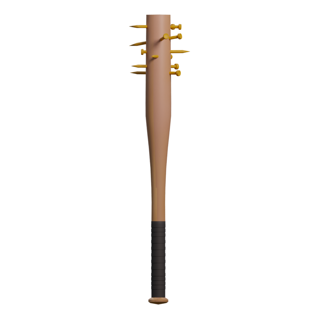 Left view of the Baseball Bat 3D model