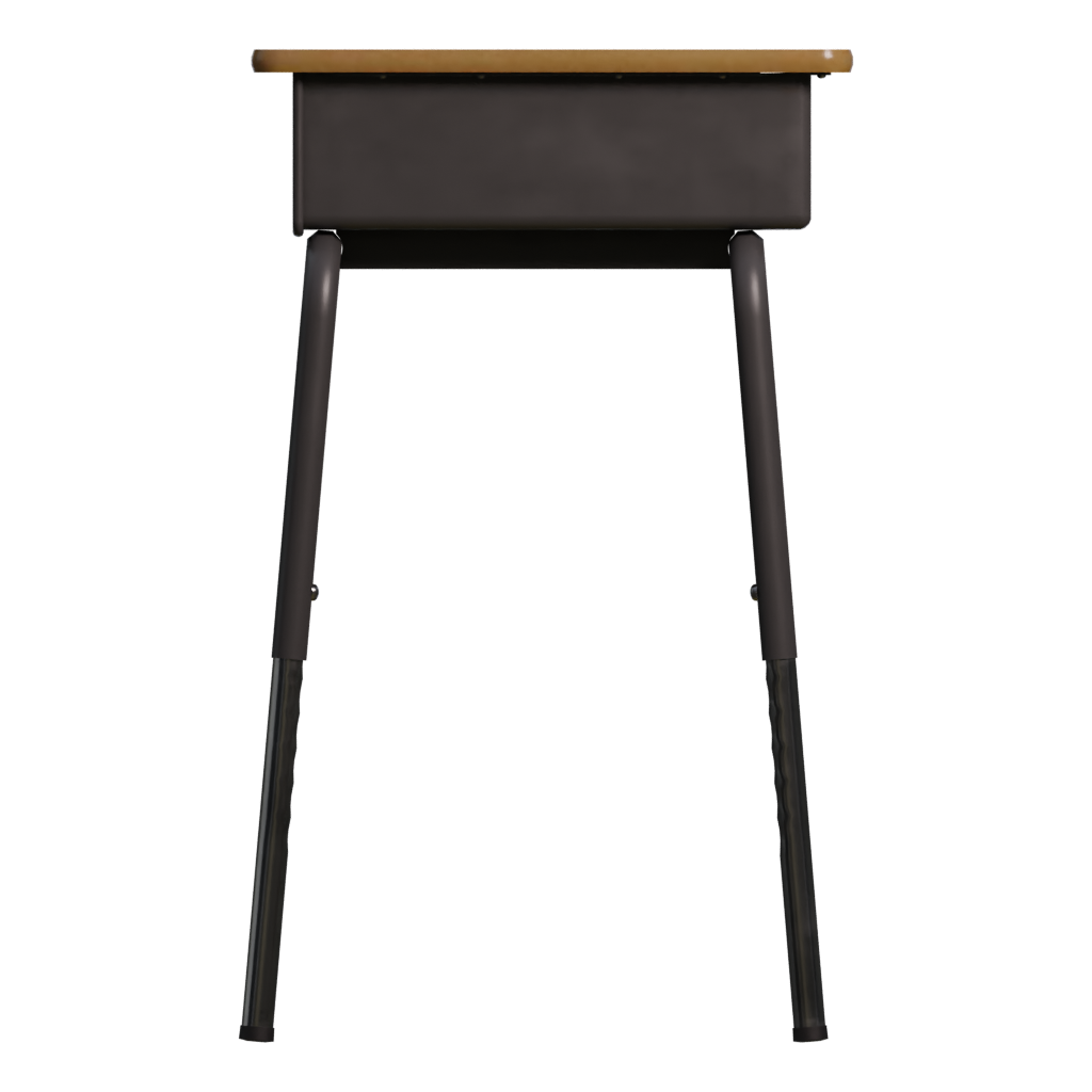 Right view of the School Desk 3D model