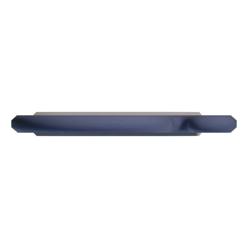 Top view of the Mitten 3D model
