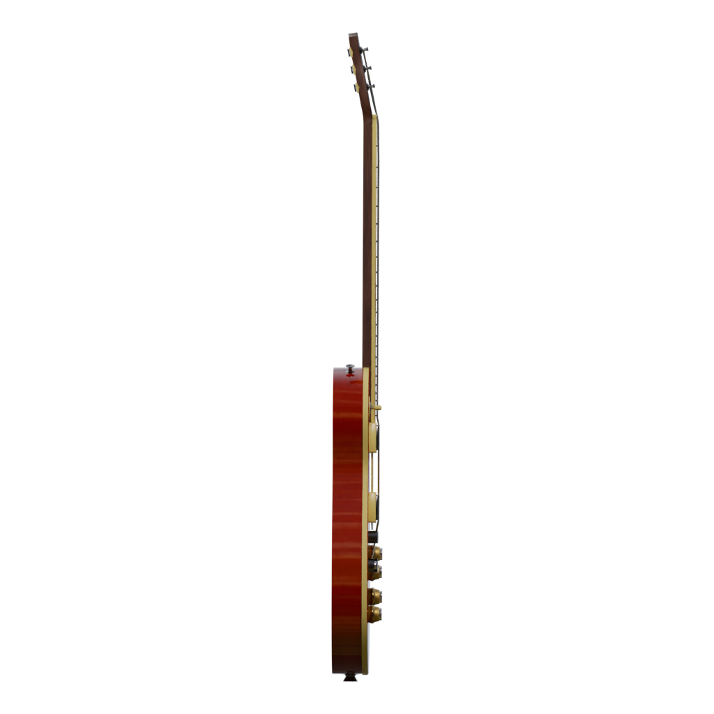 Right view of the Electric Guitar 3D model