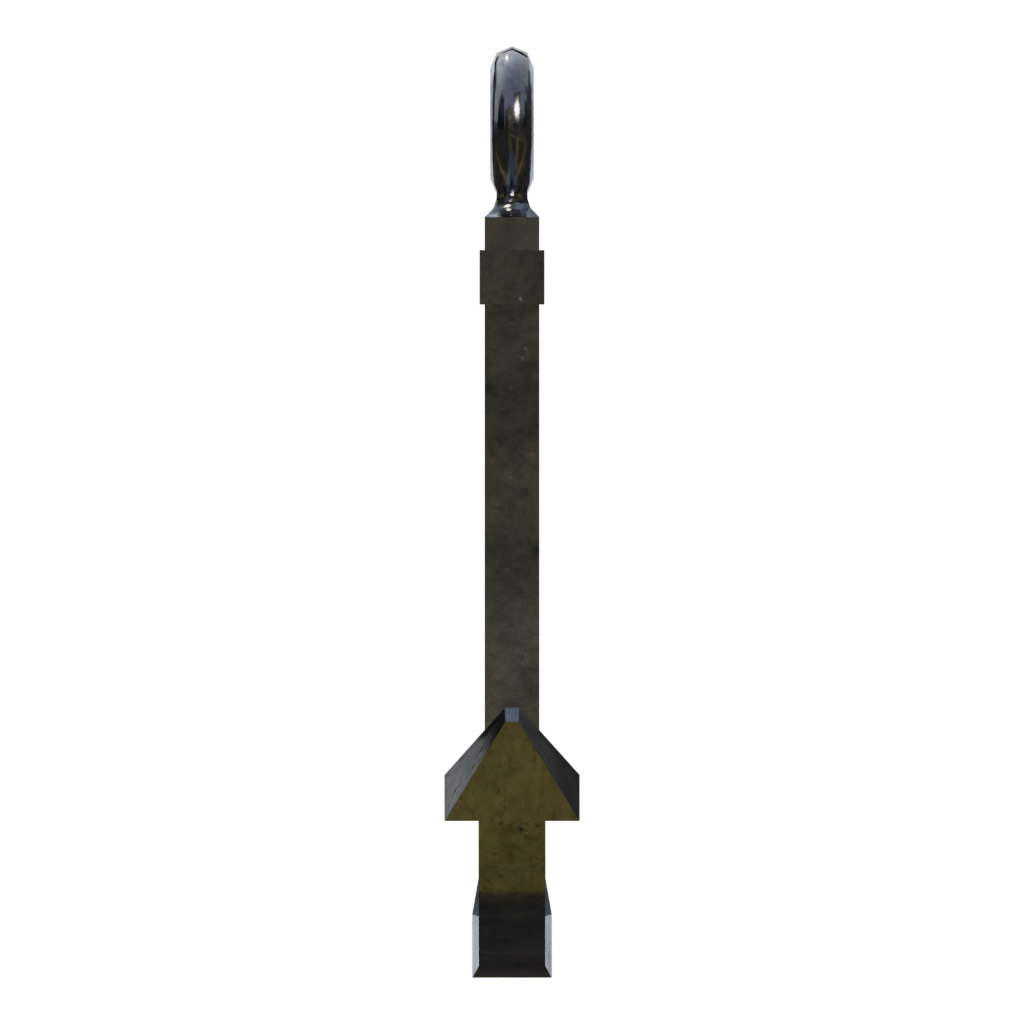 Left view of the Anchor 3D model