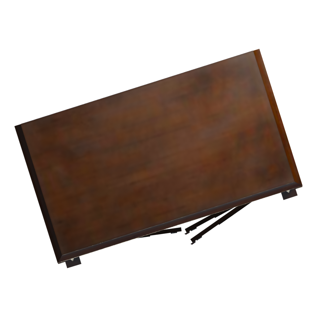 Top view of the Gothic Cabinet 3D model