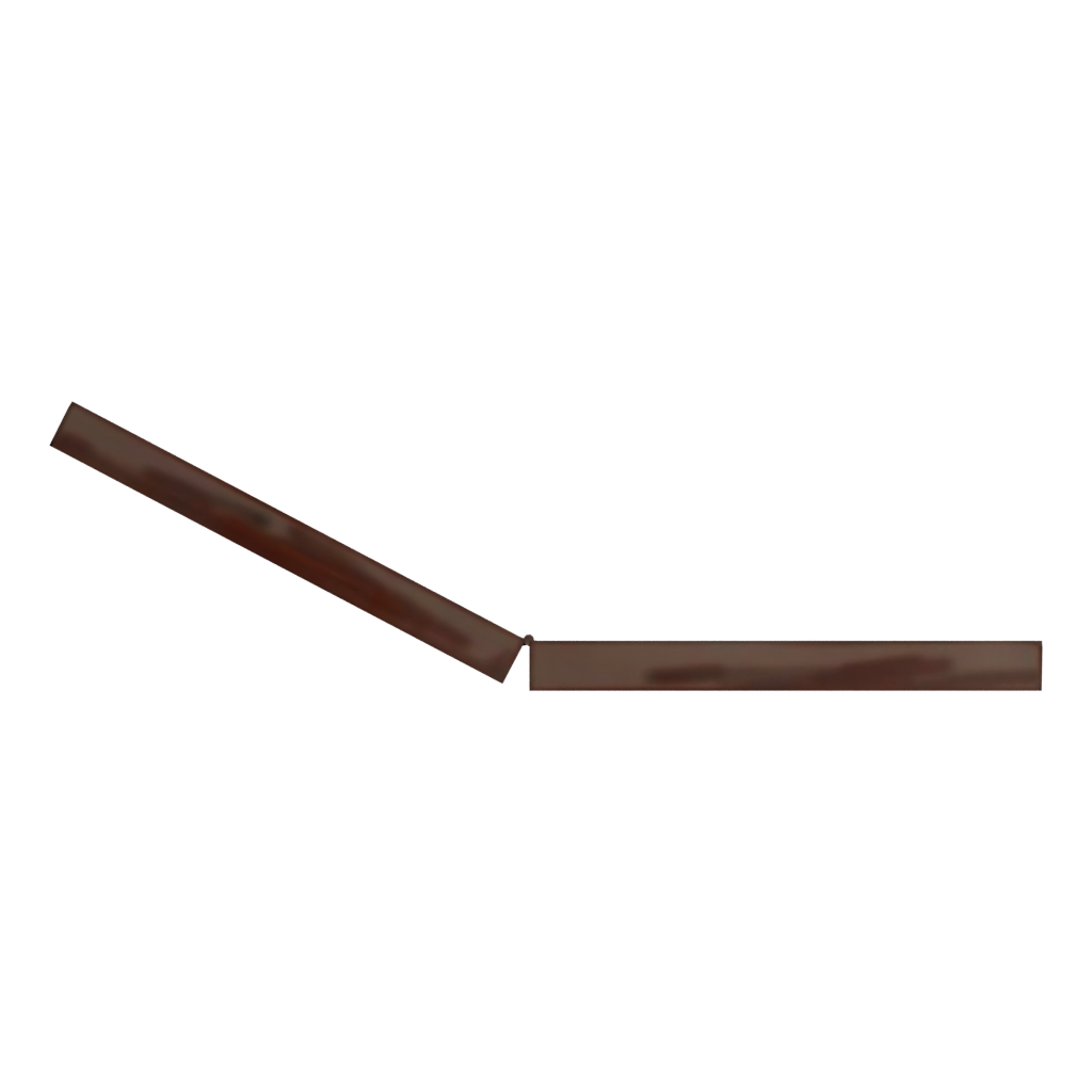 Top view of the Chinese Screen Panels 3D model