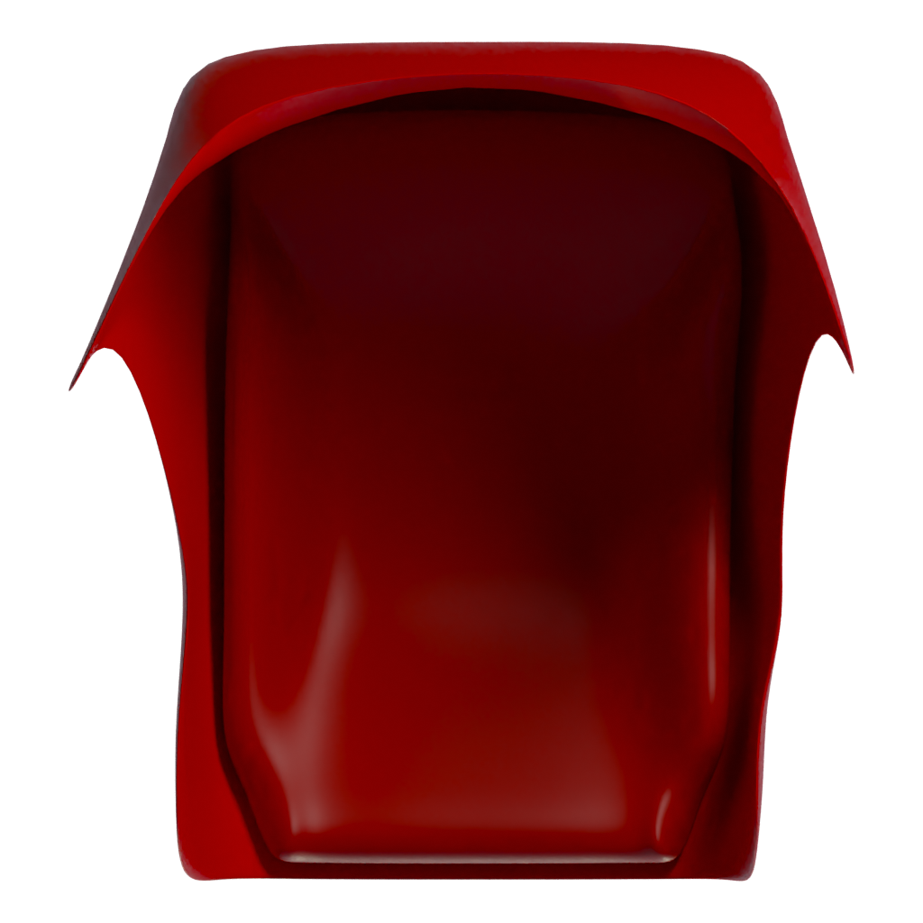 Top view of the Ball Chair 3D model